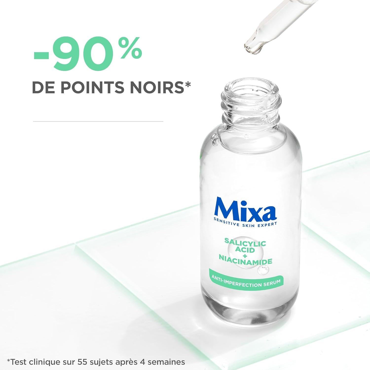 Mixa Anti-Imperfection Serum with Salicylic Acid and Niacinamide, Sensitive Skin 30 ml