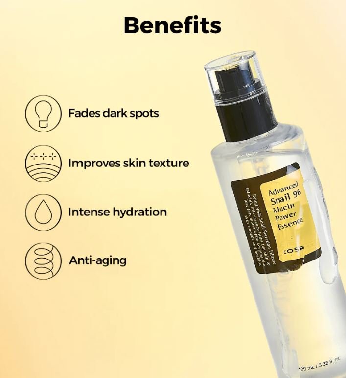 COSRX Advanced Snail 96 Mucin Power Essence اسنس موسين الحلزون 96