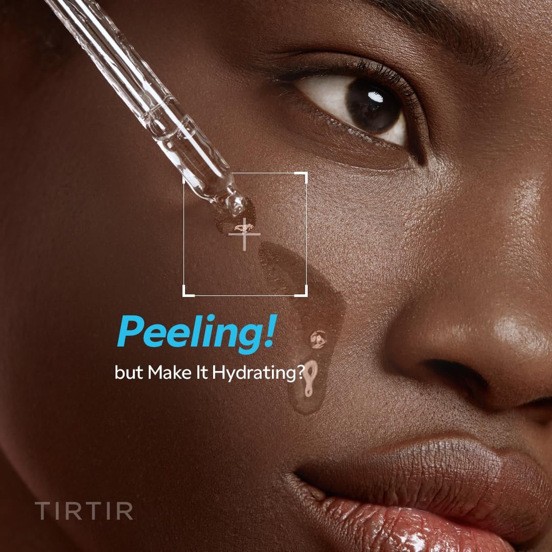 TIRTIR PHA 15% Exfoliating Serum – Hydrating Water Peeling for Smooth, Radiant Skin – Gentle PHA & LHA Formula for Sensitive Skin