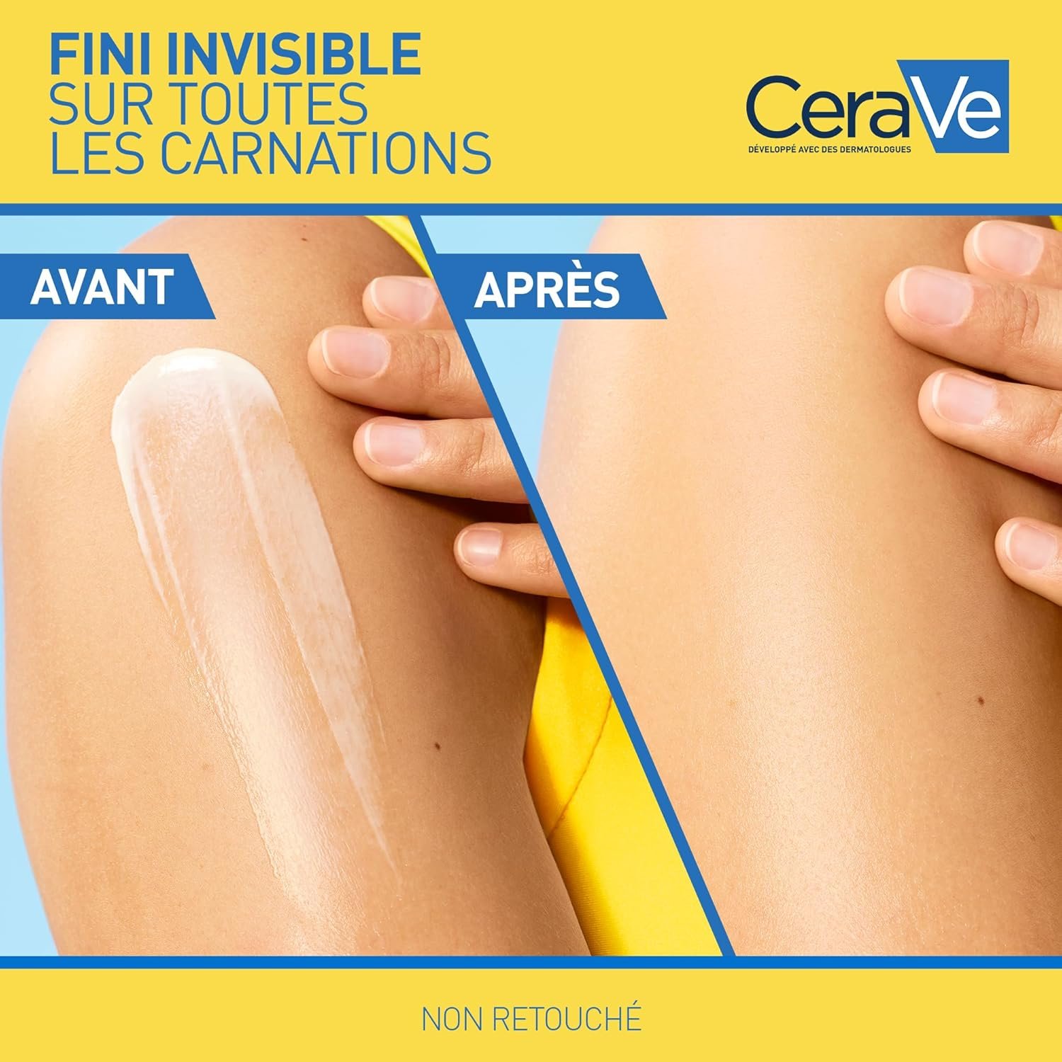 CeraVe, Lait Solaire Invisible Hydratant 24h SPF50+ 75 ml
