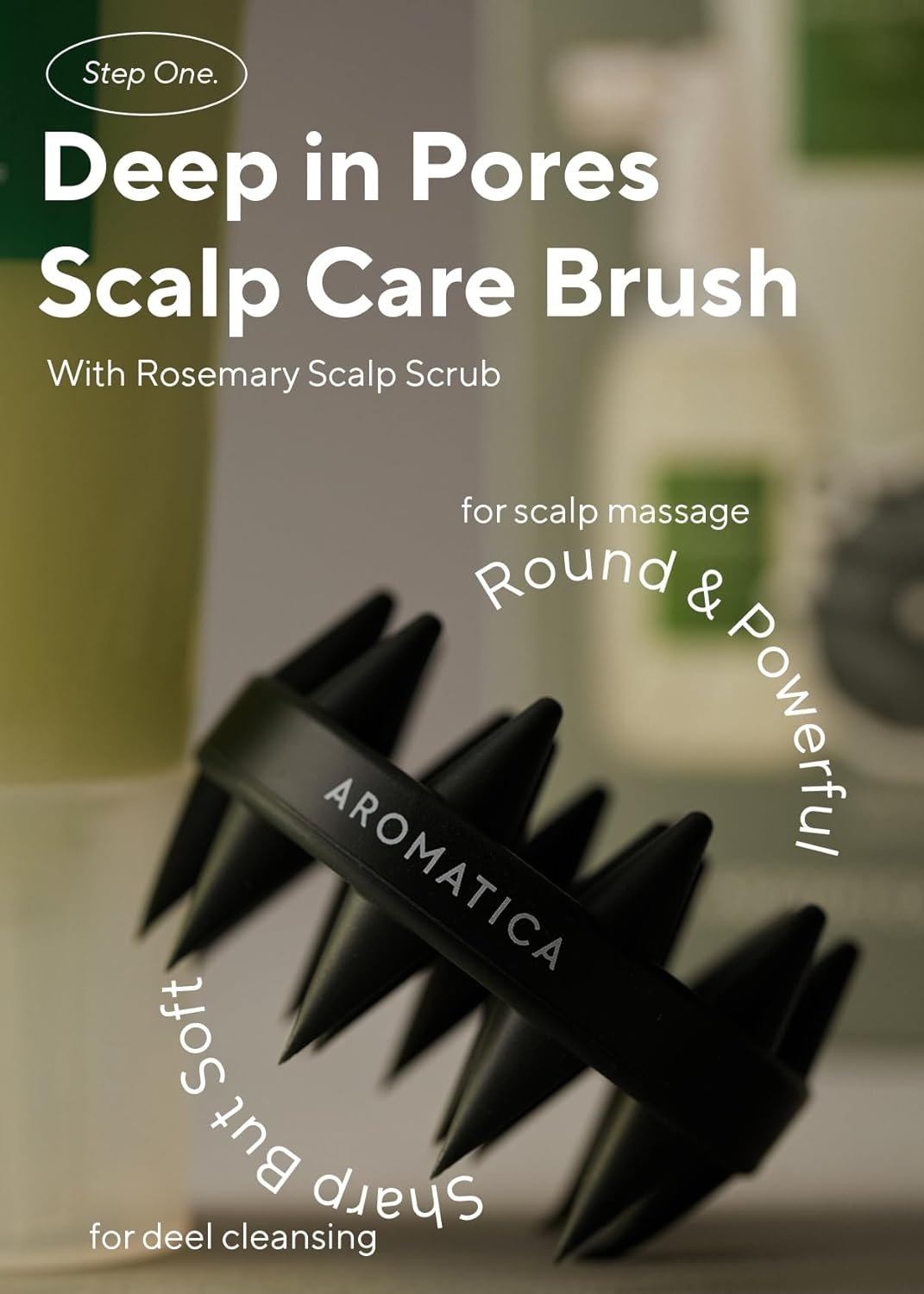 AROMATICA Rosemary Scalp Care Gift Set – Hydrating Scalp Treatment with Rosemary Enhancer and Scrub, Scalp massager with Dual Brush – Free from Sulfate, Silicone, and Paraben.