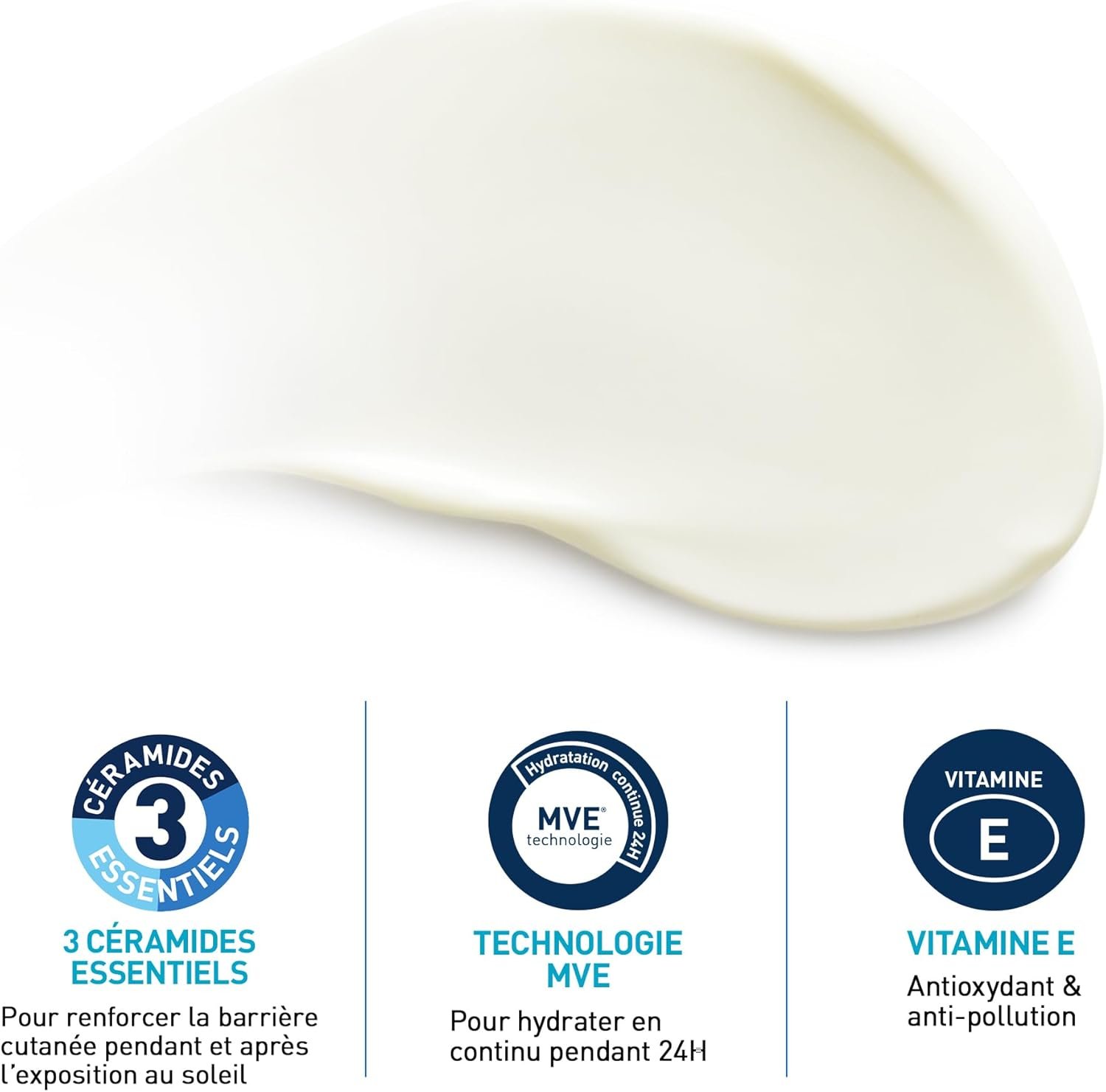 CeraVe, Lait Solaire Invisible Hydratant 24h SPF50+ 75 ml