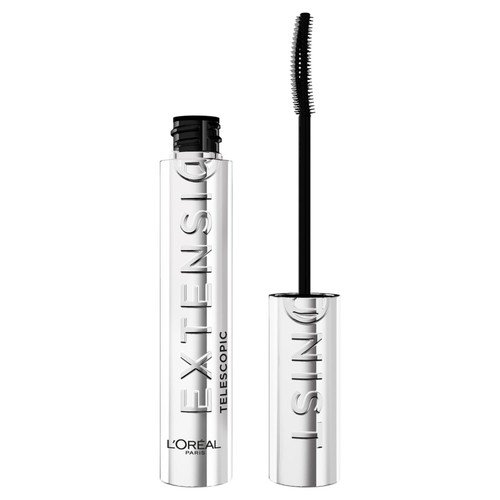 L’Oréal Paris Volume & Length Mascara Suitable for Sensitive Eyes Lengthening Formula Sculpting Bristle Brush Extensionist Mascara 10 ml