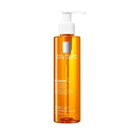 La Roche-Posay – Vitamine C – Gel Nettoyant Visage – pour tous Types de Peaux, Même Sensibles et Grasses – Vitamine C et BHA – Mousse Nettoyante Visage Rénovateur Eclat 200ml