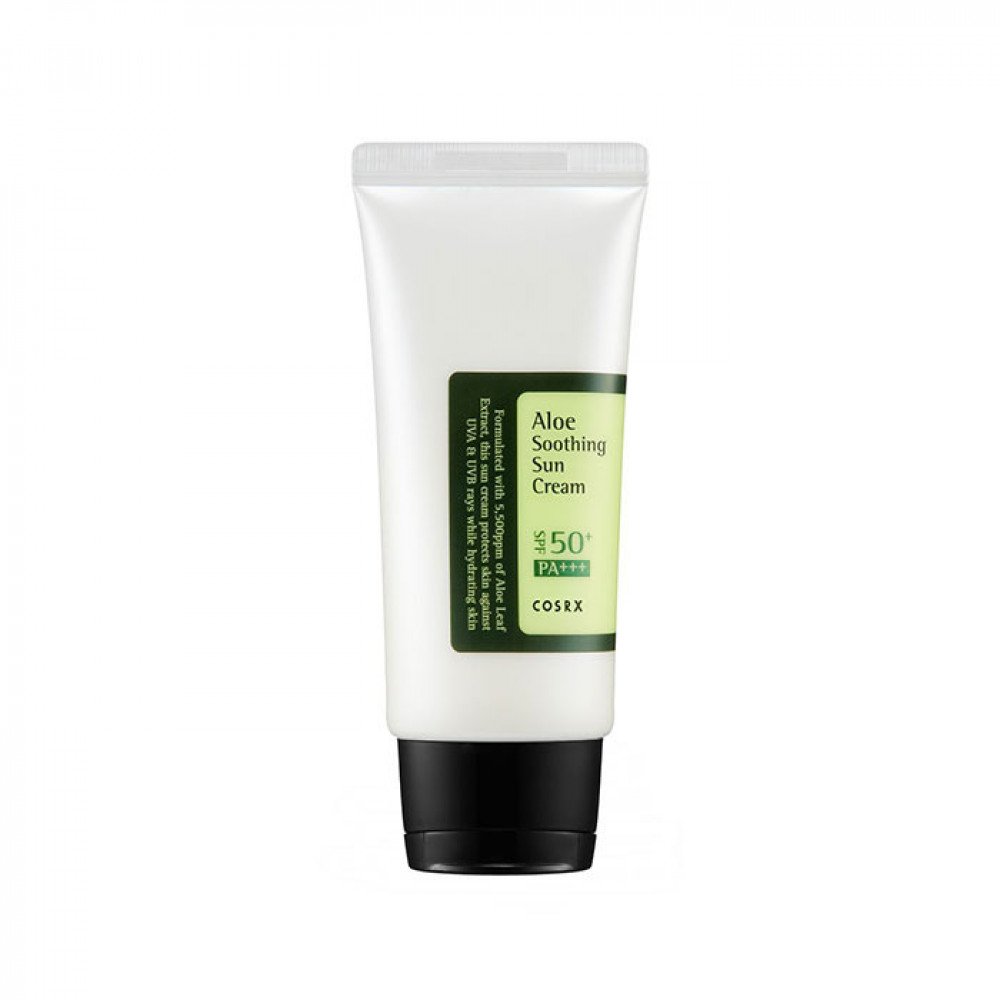 +++ COSRX Aloe Soothing Sun Cream SPF50 PA واقي الشمس بخلاصة الصبار