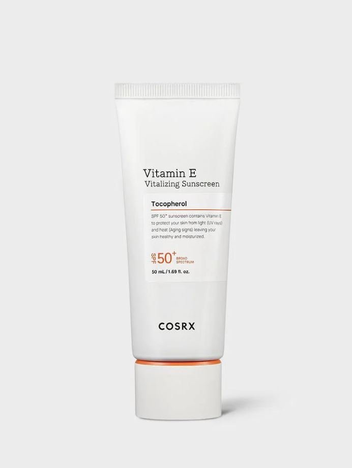 +COSRX Vitamin E Vitalizing Sunscreen SPF 50 واقي الشمس بفيتامين E